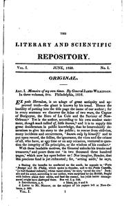 Cover of: The Literary and Scientific Repository, and Critical Review by Charles Kitchell Gardner, Charles Kitchell Gardner