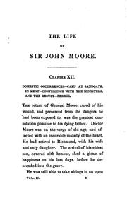 Cover of: The life of lieutenant-general sir John Moore by James Carrick Moore, James Carrick Moore