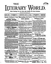 Cover of: The Literary World