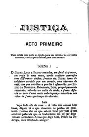 Cover of: Justiça: drama em 2 actos by Camilo Castelo Branco