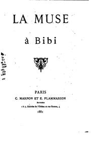 Cover of: La muse à Bibi