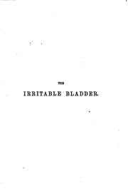 Cover of: The irritable bladder