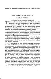 Cover of: The Island of Sacrificios