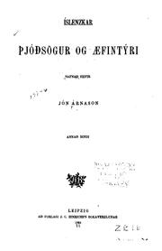 Cover of: Islenzkar pjoðsögur og Æfintýri: safnað hefir