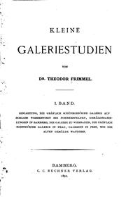 Cover of: Kleine Galeriestudien