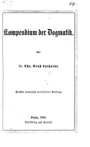 Cover of: Kompendium der Dogmatik