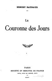 Cover of: La couronne des jours