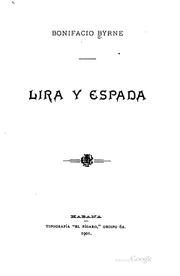 Cover of: Lira y espada