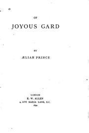 Cover of: Of Joyous Gard