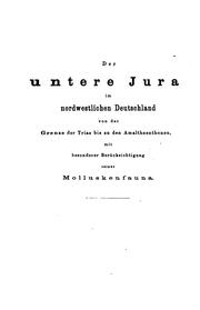 Cover of: Jura[im nordwestlichen Deutschland...: Mit besonderer Berücksichtigung ...