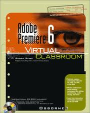 Cover of: Adobe(R) Premiere(R) Virtual Classroom by Bonnie Blake