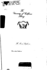 Cover of: Life of Lieut-General the Hon. Sir Andrew Clarke, G. C. M. G., C. B., C. I ...
