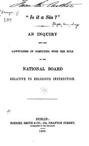 "Is it a Aint": An Inquiry Into the Lawfulness of Complying with the Rule of the National Board .. by Humphrey Lloyd