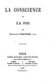 Cover of: La conscience et la foi by Athanase Josué Coquerel