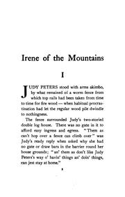 Cover of: Irene of the Mountains: A Romance of Old Virginia by George Cary Eggleston