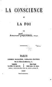 Cover of: La conscience et la foi