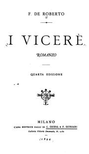 Cover of: I vicerè