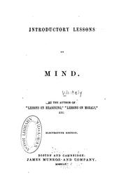 Cover of: Introductory Lessons on Mind