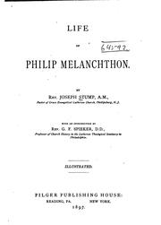 Cover of: Life of Philip Melanchthon: With an Introduction