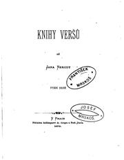 Cover of: Knihy veršů od Jana Nerudy