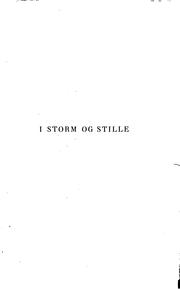 Cover of: I storm og stille: historier fra søen by Holger Drachmann