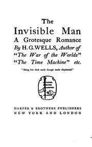 Cover of: The Invisible Man: A Grotesque Romance