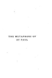 Cover of: The Metaphors of St Paul