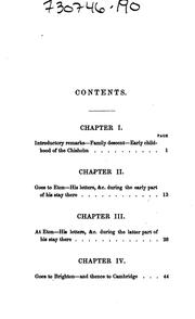 Cover of: Memoir of the Chisholm ... | James Stuart Murray Anderson