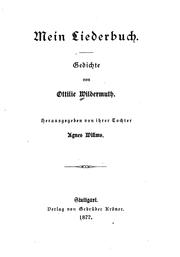 Cover of: Mein Liederbuch: Gedichte
