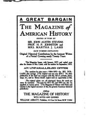 Cover of: The Magazine of history with notes and queries