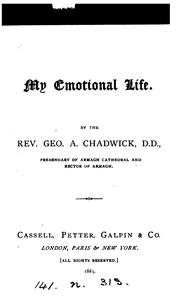 Cover of: My emotional life