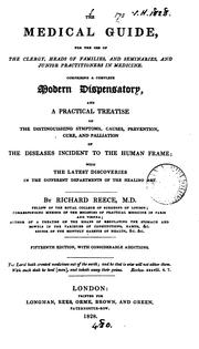 The medical guide by Richard Reece