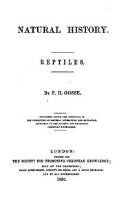 Cover of: Natural history. Reptiles