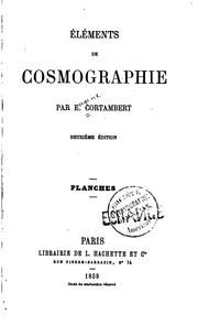 Cover of: Éléments de cosmographie