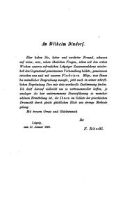 Cover of: Neue plautinische Excurse: Sprachgeschichtliche Untersuchungen by Friedrich Wilhelm Ritschl