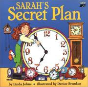 Cover of: Sarah'S Secret Plan by Johns, Johns