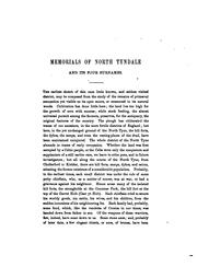 Cover of: Memorials of North Tyndale, and its four surnames | Edward Charlton