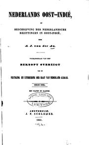 Cover of: Nederlands Oost-Indië, of Beschrijving der nederlandsche bezittingen in Oost-Indië: of ...