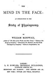 Cover of: The Mind in the Face: An Introduction to the Study of Physiognomy