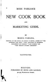Cover of: New Cook Book and Marketing Guide