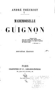 Cover of: Mademoiselle Guignon