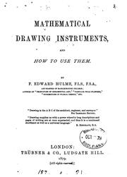 Cover of: Mathematical drawing instruments, and how to use them