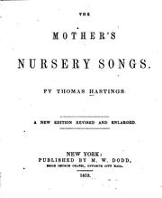 Cover of: The Mother's Nursery Songs