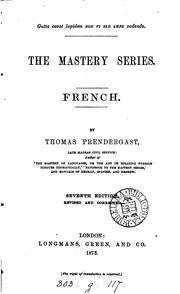 Cover of: The Mastery series. French by Thomas Prendergast