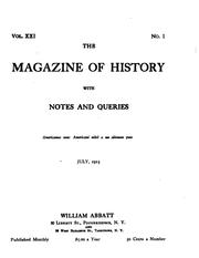 Cover of: The Magazine of history with notes and queries by William Abbatt, William Abbatt