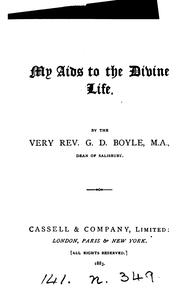 Cover of: My aids to the divine life