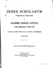 Cover of: Miscella Ciceroniana Fridericvs Leo praemisit