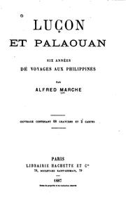 Cover of: Luçon et Palaouan: six années de voyages aux Philippines