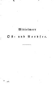 Cover of: Mittelmeer Ost- und Nordsee by Franz Schuselka