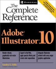 Cover of: Adobe(R) Illustrator(R) 10 by Sandra E. Eddy